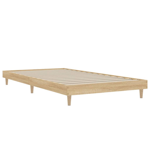 Bettgestell ohne Matratze Sonoma-Eiche 90x190 cm Holzwerkstoff