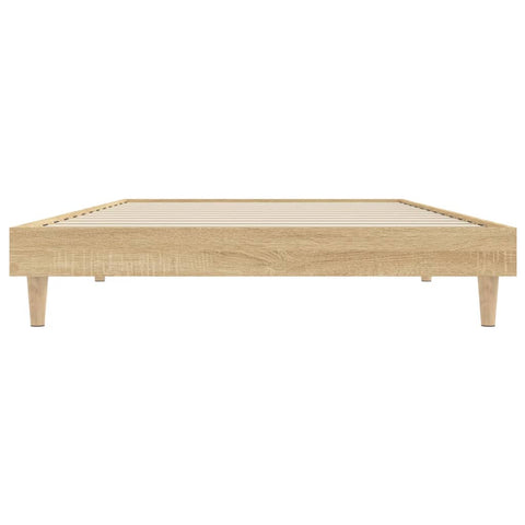 Bettgestell ohne Matratze Sonoma-Eiche 90x190 cm Holzwerkstoff