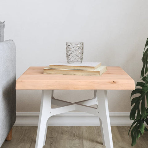 hocami - Tischplatte 40x40x(2-4) cm Massivholz Unbehandelt Baumkante - tischplatte-40x40x-2-4-cm-massivholz-unbehandelt-baumkante - 