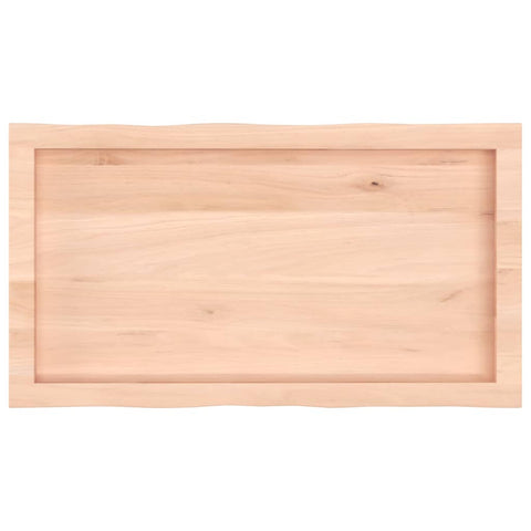 hocami - Tischplatte 80x40x(2-4) cm Massivholz Unbehandelt Baumkante - tischplatte-80x40x-2-4-cm-massivholz-unbehandelt-baumkante - 