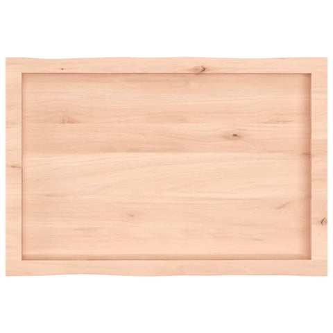 hocami - Tischplatte 80x50x(2-6) cm Massivholz Unbehandelt Baumkante - tischplatte-80x50x-2-6-cm-massivholz-unbehandelt-baumkante - 