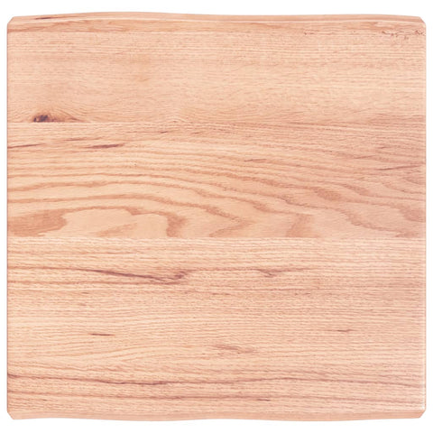 hocami - Tischplatte 60x60x(2-6) cm Massivholz Behandelt Baumkante - tischplatte-60x60x-2-6-cm-massivholz-behandelt-baumkante - 