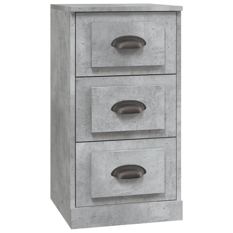 vidaXL Sideboards 3 Stk. Betongrau Holzwerkstoff