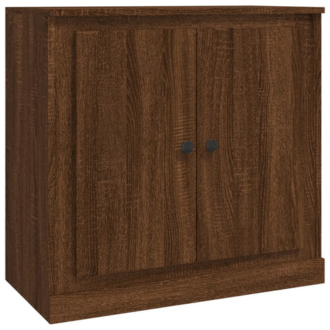 vidaXL Sideboards 3 Stk. Braun Eichen-Optik Holzwerkstoff