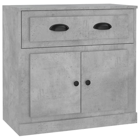 vidaXL Sideboards 2 Stk. Betongrau Holzwerkstoff