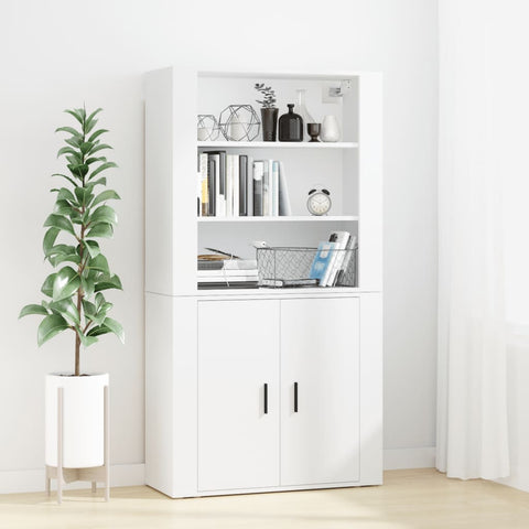 vidaXL Highboard Weiß Holzwerkstoff