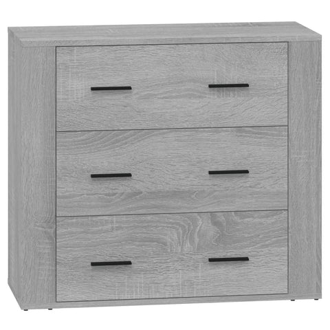 Sideboards 2 Stk. Grau Sonoma Holzwerkstoff