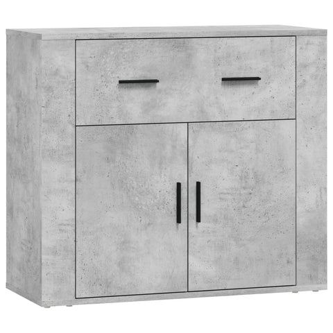 Sideboards 3 Stk. Betongrau Holzwerkstoff