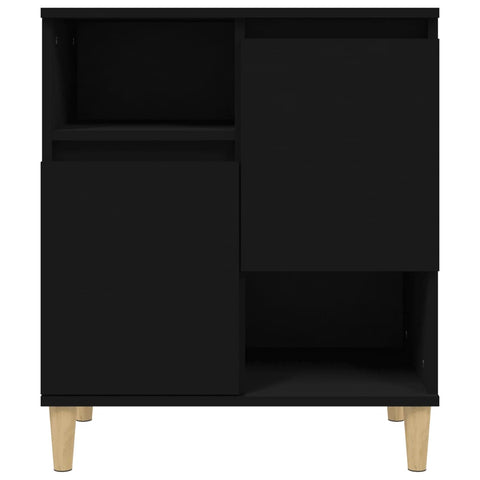 vidaXL Sideboards 2 Stk. Schwarz 60x35x70 cm Holzwerkstoff