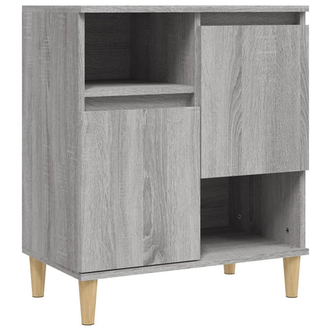 vidaXL Sideboards 2 Stk. Grau Sonoma 60x35x70 cm Holzwerkstoff