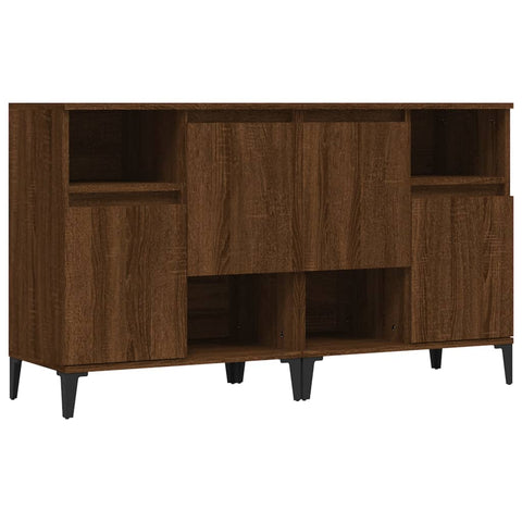 vidaXL Sideboards 2 Stk. Braun Eichen-Optik 60x35x70 cm Holzwerkstoff