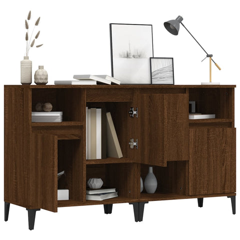 vidaXL Sideboards 2 Stk. Braun Eichen-Optik 60x35x70 cm Holzwerkstoff