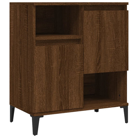 vidaXL Sideboards 2 Stk. Braun Eichen-Optik 60x35x70 cm Holzwerkstoff