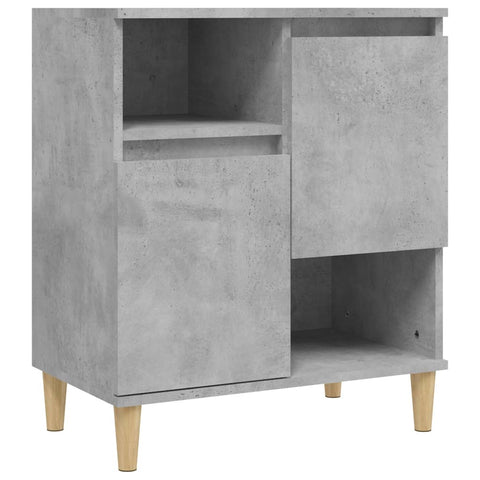 vidaXL Sideboards 3 Stk. Betongrau 60x35x70 cm Holzwerkstoff