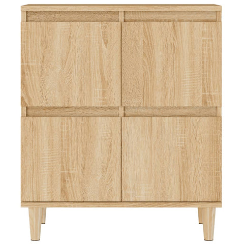 vidaXL Sideboards 2 Stk. Sonoma-Eiche 60x35x70 cm Holzwerkstoff