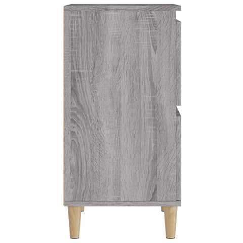 vidaXL Sideboards 2 Stk. Grau Sonoma 60x35x70 cm Holzwerkstoff