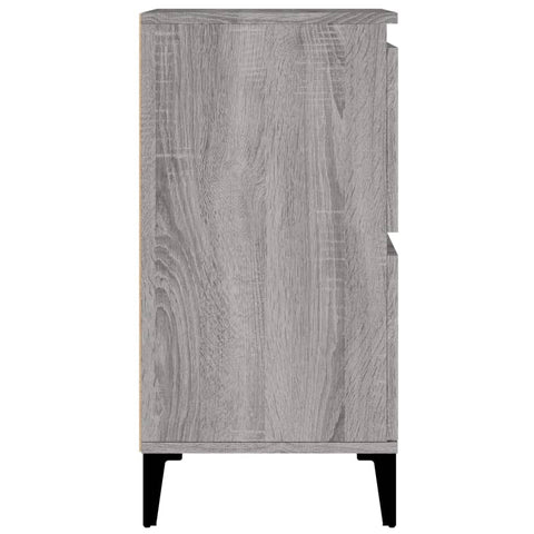 Sideboards 2 Stk. Grau Sonoma 60x35x70 cm Holzwerkstoff