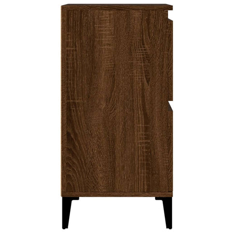 vidaXL Sideboards 2 Stk. Braun Eichen-Optik 60x35x70 cm Holzwerkstoff