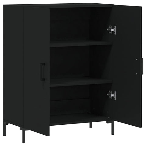 Sideboard Schwarz 69,5x34x90 cm Holzwerkstoff