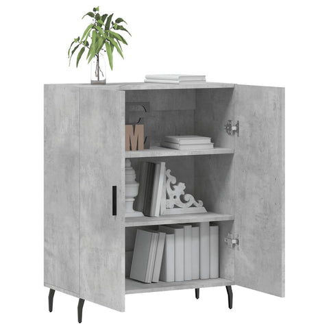 vidaXL Sideboard Betongrau 69,5x34x90 cm Holzwerkstoff