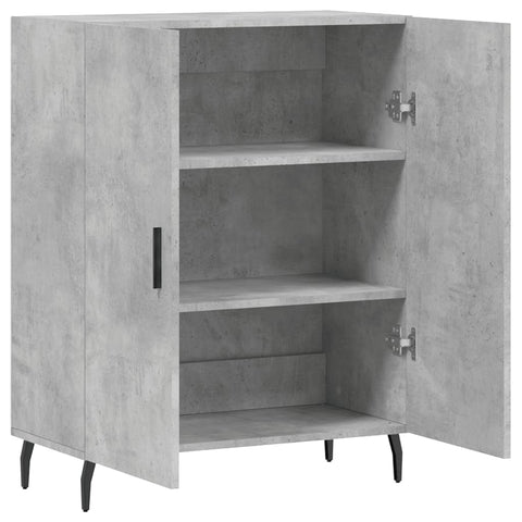 vidaXL Sideboard Betongrau 69,5x34x90 cm Holzwerkstoff