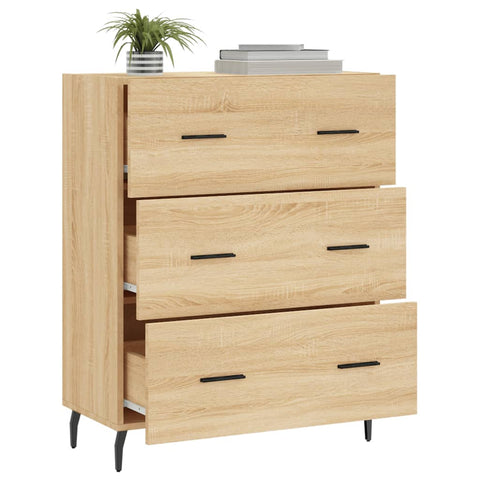 vidaXL Sideboard Sonoma-Eiche 69,5x34x90 cm Holzwerkstoff