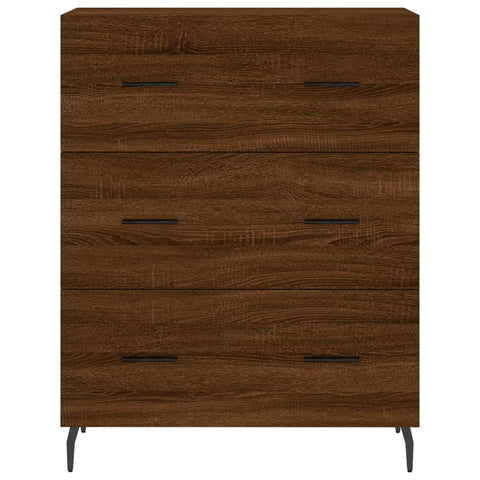 Sideboard Braun Eichen-Optik 69,5x34x90 cm Holzwerkstoff