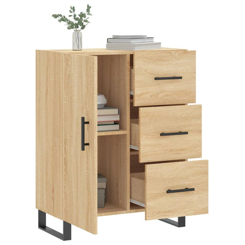 Sideboard Sonoma-Eiche 69,5x34x90 cm Holzwerkstoff