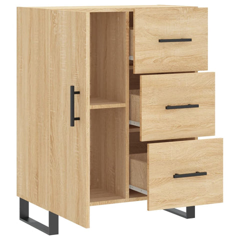 Sideboard Sonoma-Eiche 69,5x34x90 cm Holzwerkstoff