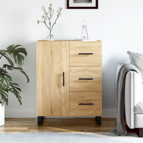 Sideboard Sonoma-Eiche 69,5x34x90 cm Holzwerkstoff