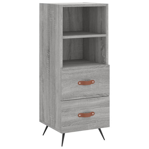 Sideboard Grau Sonoma 34,5x34x90 cm Holzwerkstoff