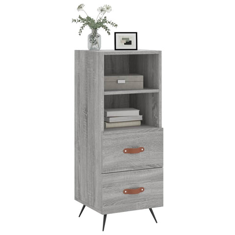 Sideboard Grau Sonoma 34,5x34x90 cm Holzwerkstoff