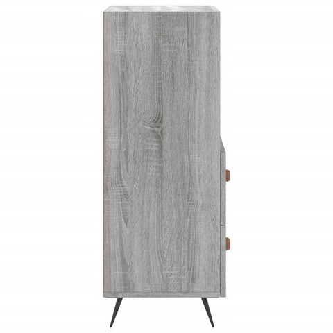 Sideboard Grau Sonoma 34,5x34x90 cm Holzwerkstoff