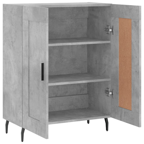 vidaXL Sideboard Betongrau 69,5x34x90 cm Holzwerkstoff