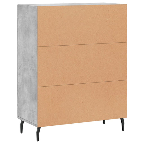 vidaXL Sideboard Betongrau 69,5x34x90 cm Holzwerkstoff