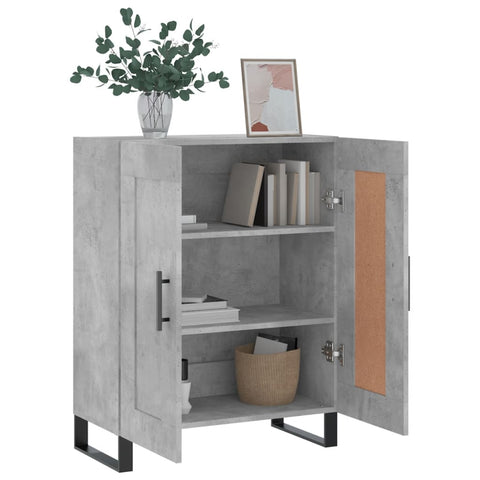 vidaXL Sideboard Betongrau 69,5x34x90 cm Holzwerkstoff