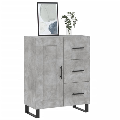 vidaXL Sideboard Betongrau 69,5x34x90 cm Holzwerkstoff