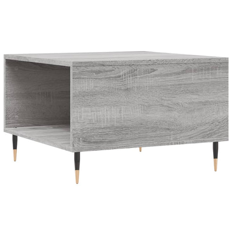 vidaXL Couchtisch Grau Sonoma 55x55x36,5 cm Holzwerkstoff