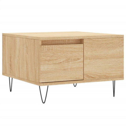 vidaXL Couchtisch Sonoma-Eiche 55x55x36,5 cm Holzwerkstoff