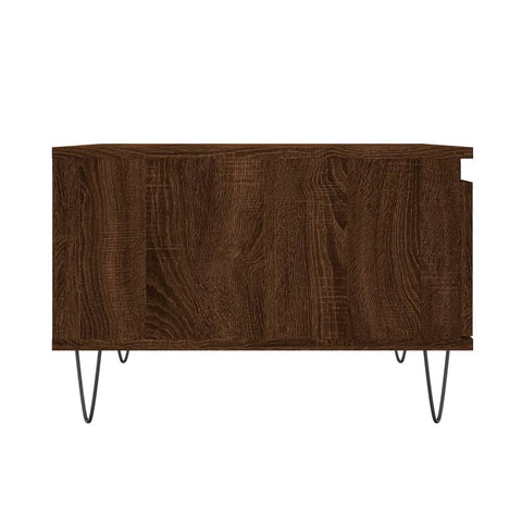 vidaXL Couchtisch Braun Eichen-Optik 55x55x36,5 cm Holzwerkstoff