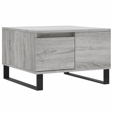 vidaXL Couchtisch Grau Sonoma 55x55x36,5 cm Holzwerkstoff