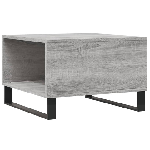 vidaXL Couchtisch Grau Sonoma 55x55x36,5 cm Holzwerkstoff