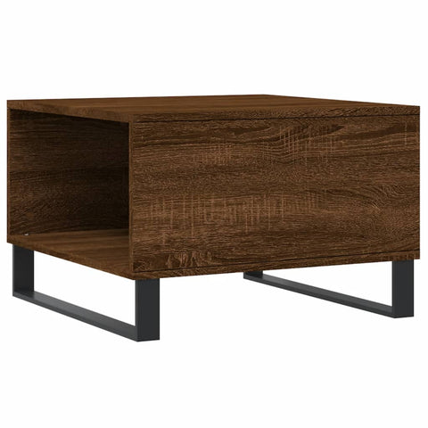 vidaXL Couchtisch Braun Eichen-Optik 55x55x36,5 cm Holzwerkstoff