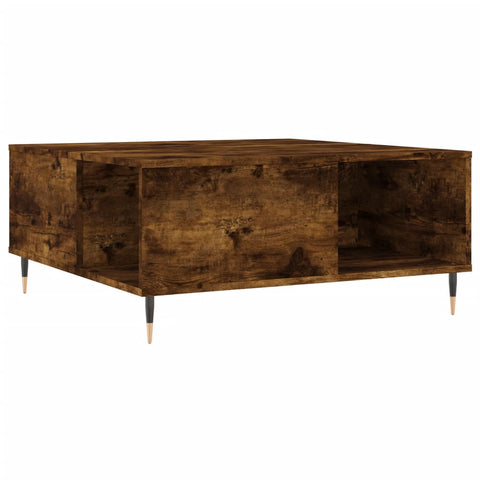 vidaXL Couchtisch Räuchereiche 80x80x36,5 cm Holzwerkstoff