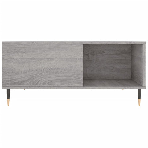 vidaXL Couchtisch Grau Sonoma 80x80x36,5 cm Holzwerkstoff