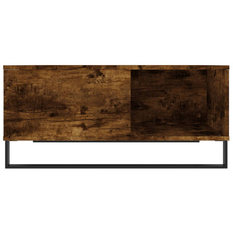 vidaXL Couchtisch Räuchereiche 80x80x36,5 cm Holzwerkstoff