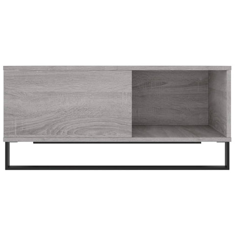 vidaXL Couchtisch Grau Sonoma 80x80x36,5 cm Holzwerkstoff