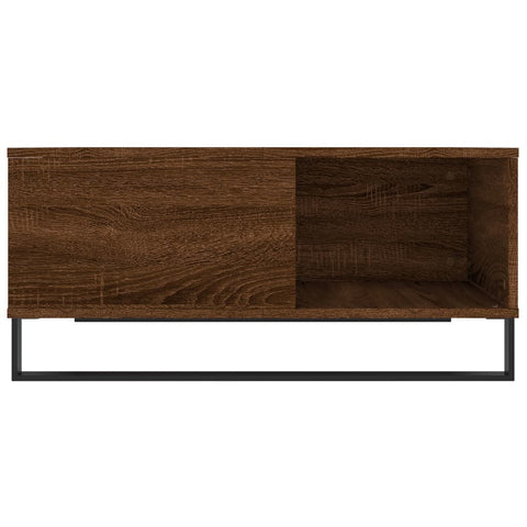 vidaXL Couchtisch Braun Eichen-Optik 80x80x36,5 cm Holzwerkstoff