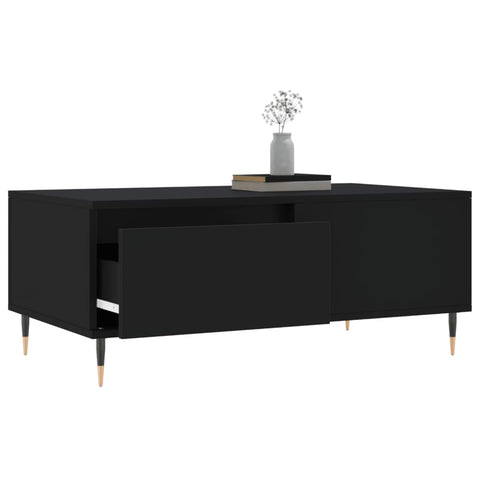 vidaXL Couchtisch Schwarz 90x50x36,5 cm Holzwerkstoff