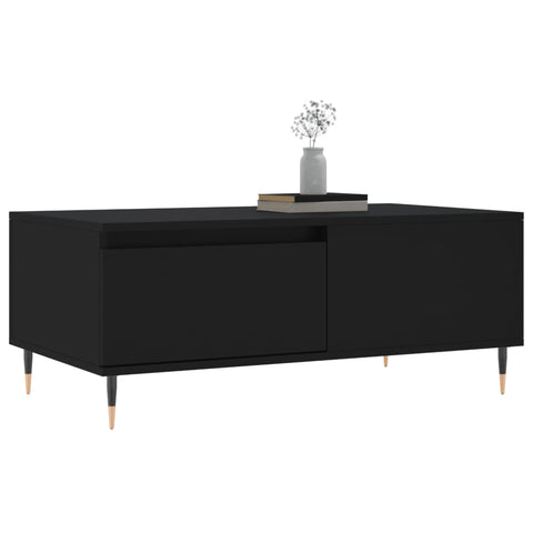 vidaXL Couchtisch Schwarz 90x50x36,5 cm Holzwerkstoff